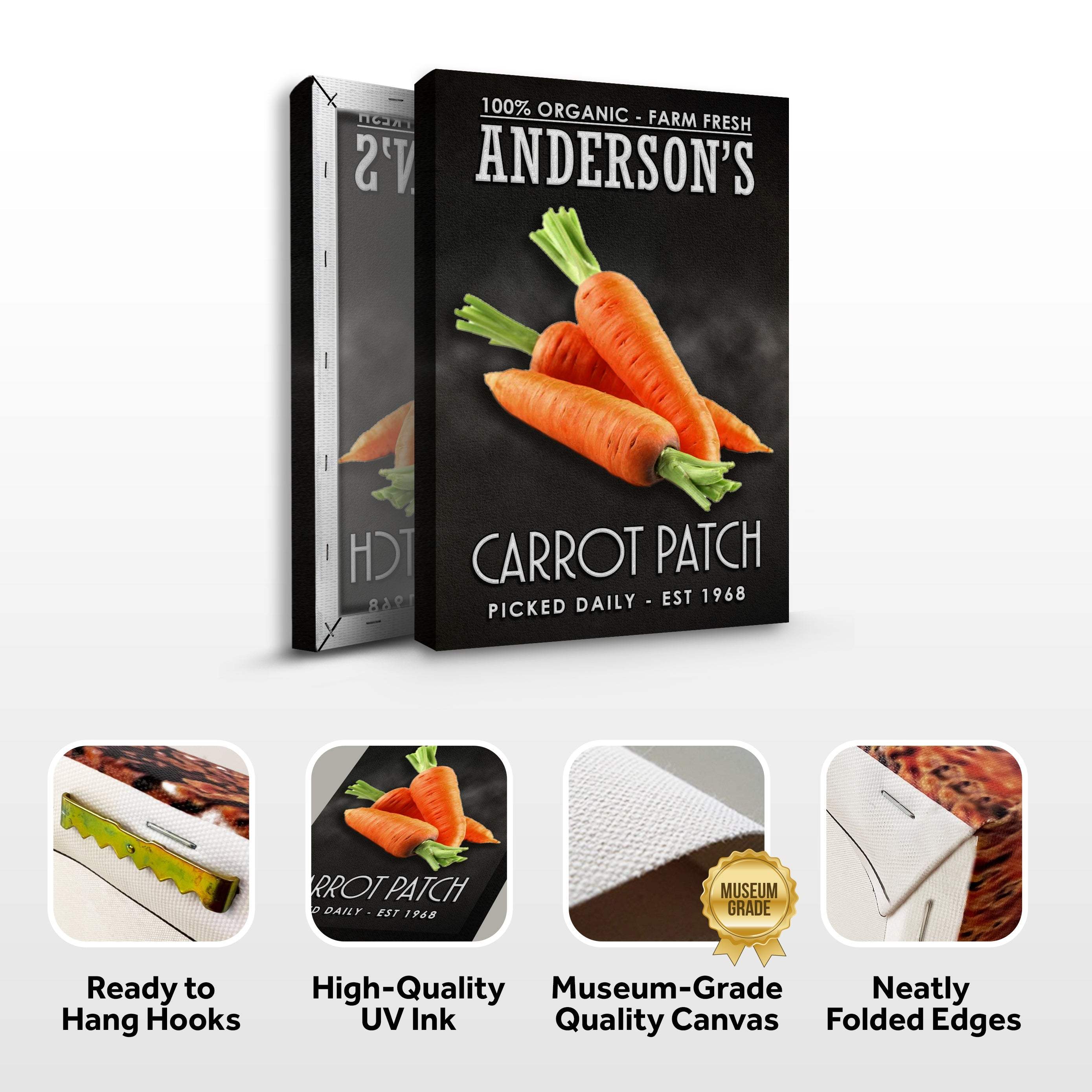 100% Organic Carrot Patch Sign - Image 4