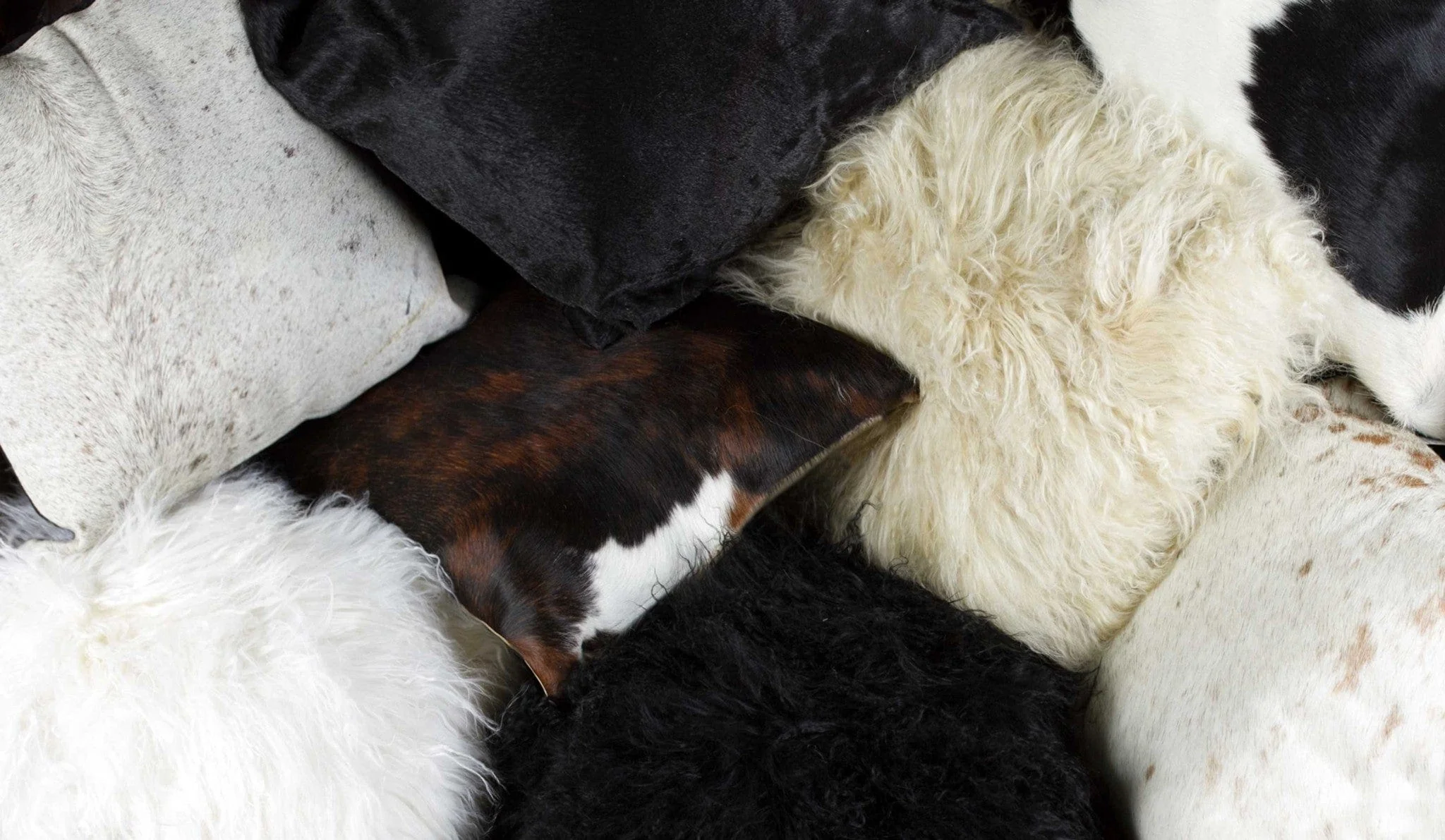 12" X 20" X 5" Gray Sheepskin  Pillow - Image 4