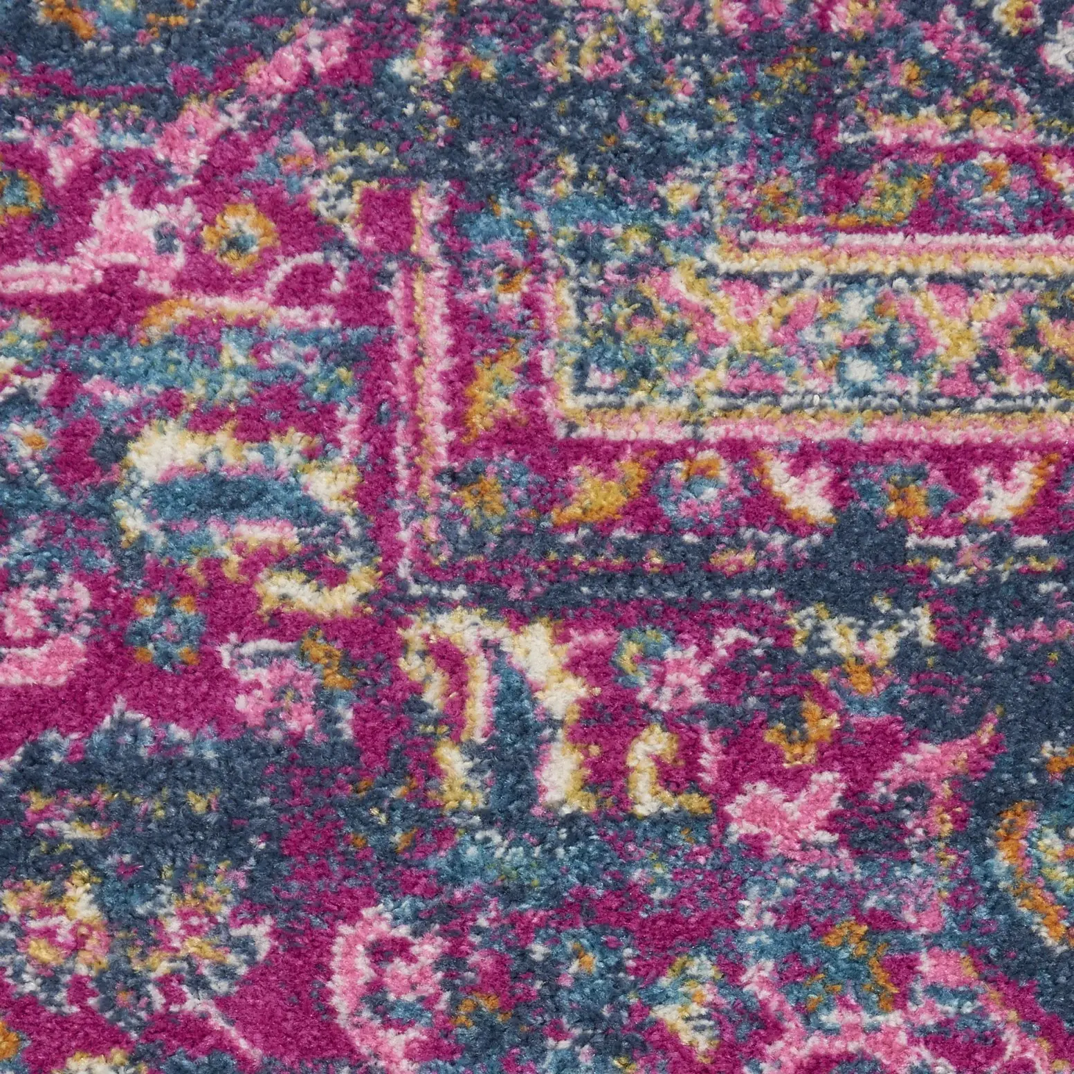 2' X 3' Blue Power Loom Area Rug - Image 4