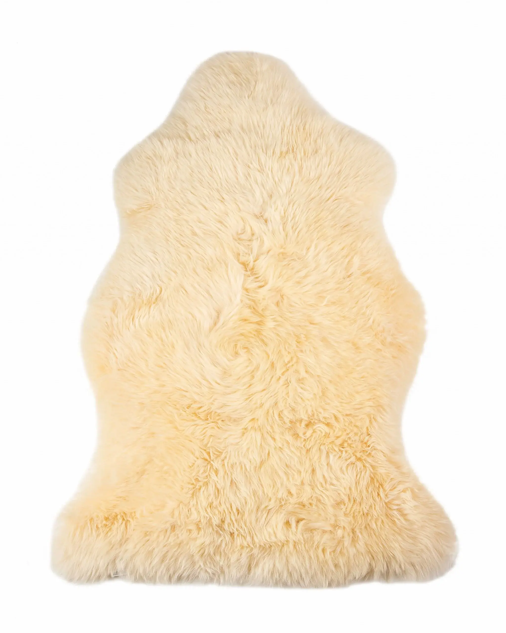 2' X 3' Cream New Zealand Natural Sheepskin Rug - Image 2