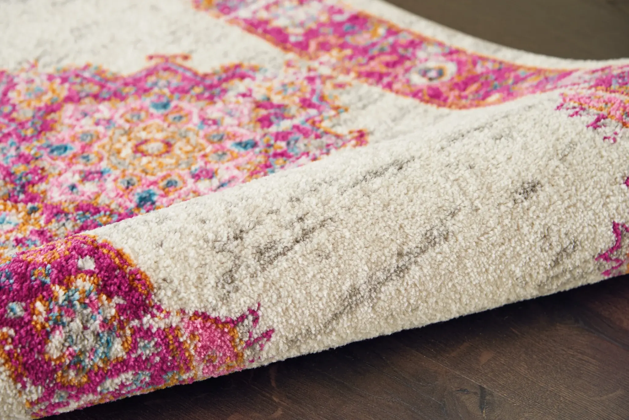 2' X 3' Fuchsia Power Loom Area Rug - Image 6
