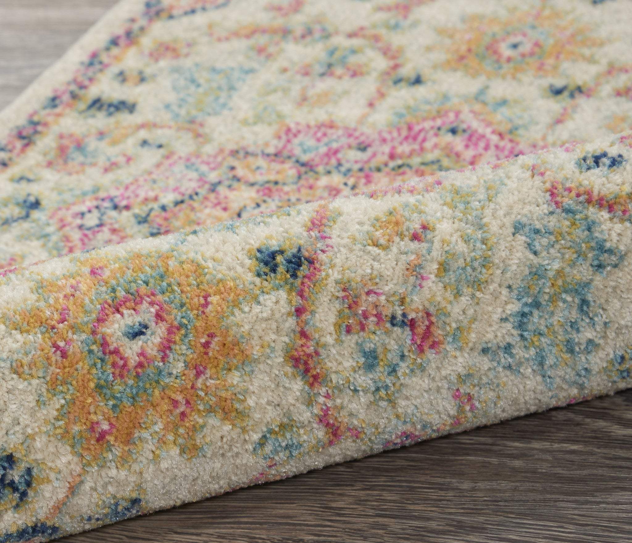 2' X 3' Pink And Ivory Southwestern Dhurrie Area Rug - Image 8