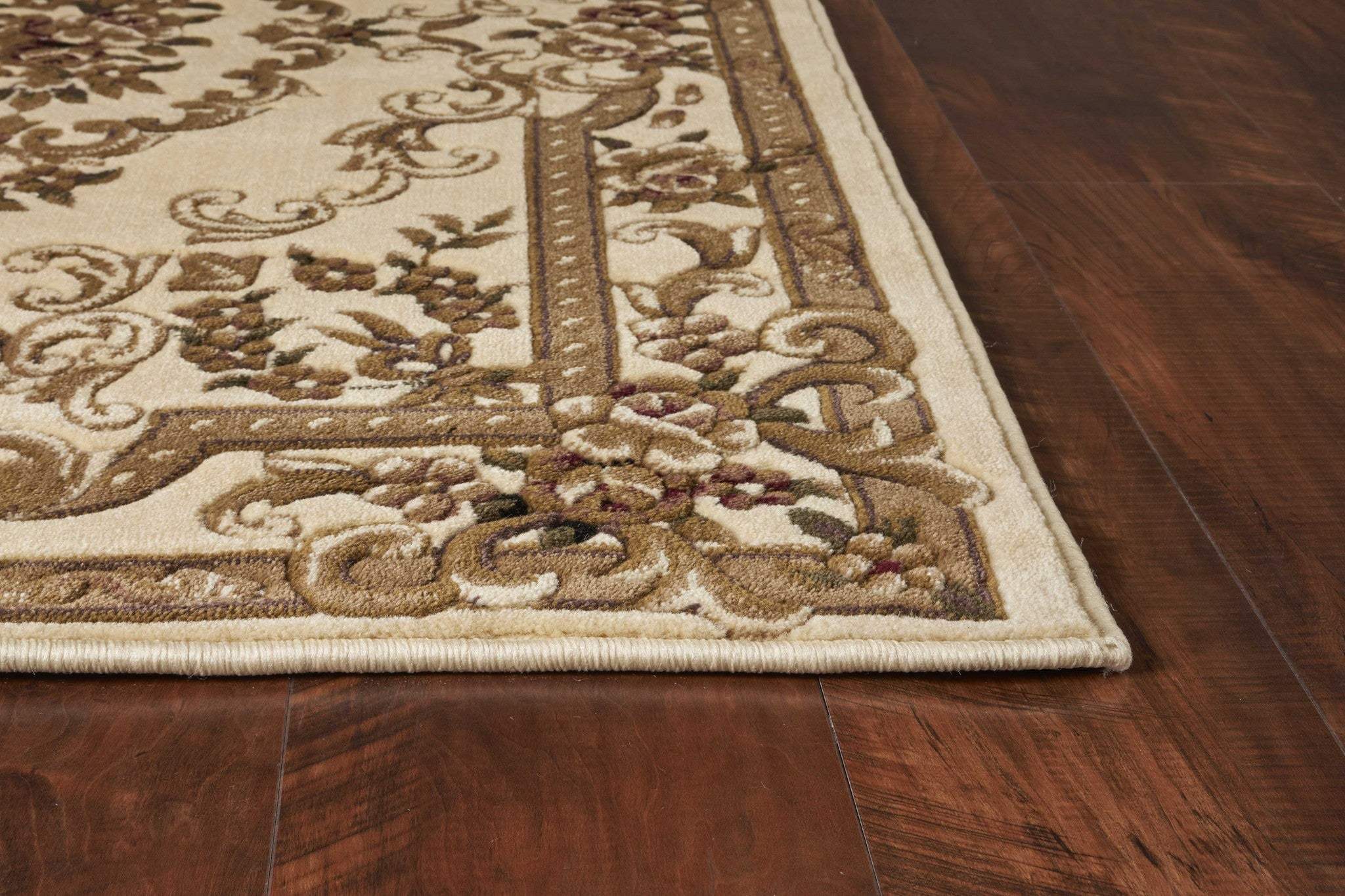 2' X 3' Polypropylene Ivory Accent Rug - Image 4