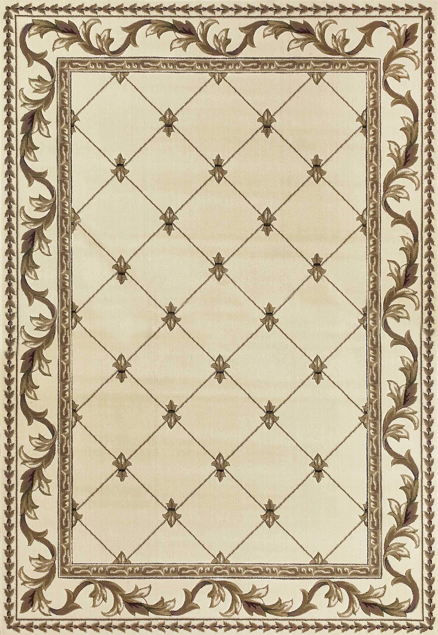 2' X 3' Polypropylene Ivory Accent Rug - Image 2