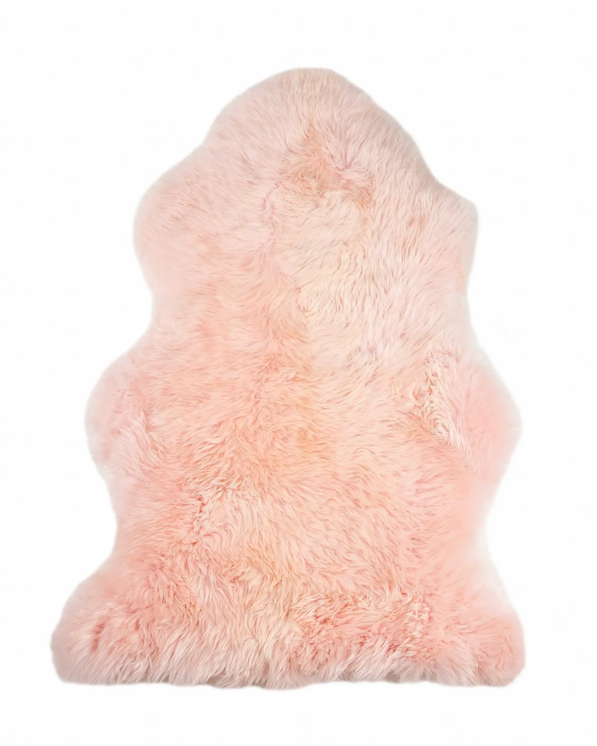 2' X 3' Rose New Zealand Natural Shearling Sheepskin Rug - Image 5