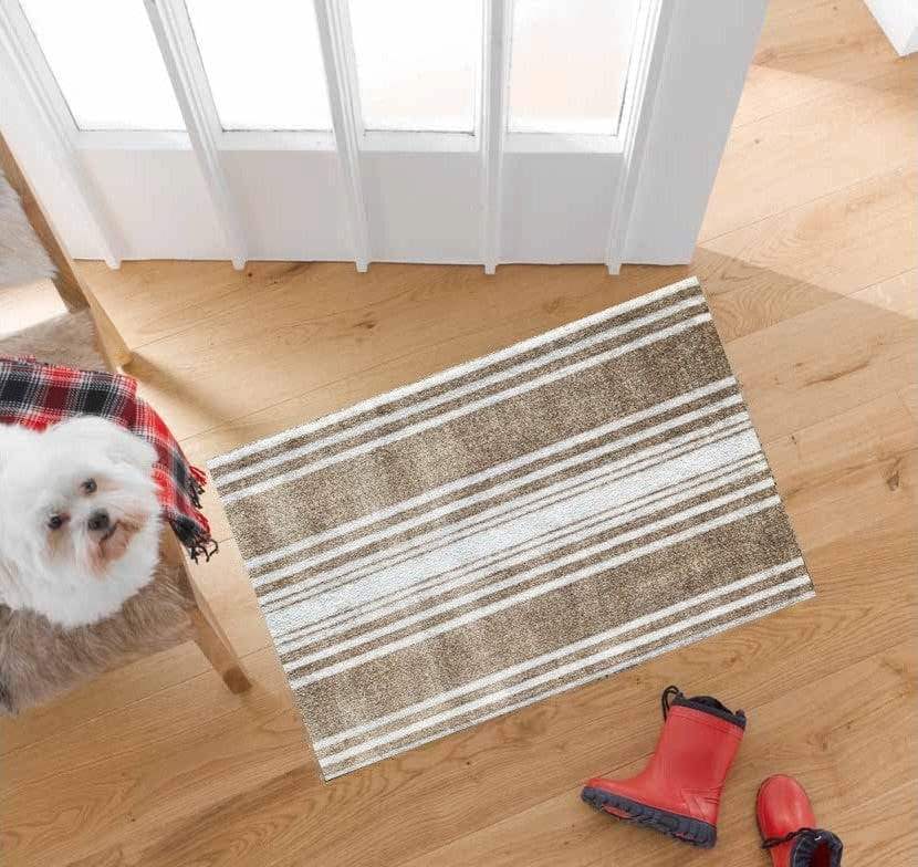 2' X 3' Sandy Shores Regatta Stripe Washable Floor Mat - Image 6