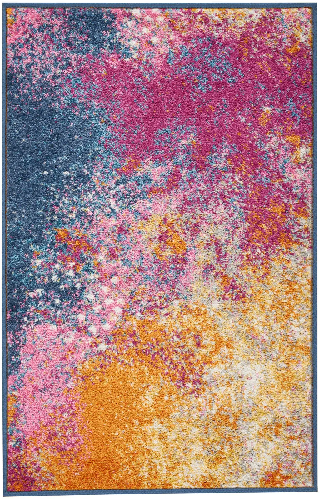 2' X 3' Sunset Abstract Power Loom Area Rug - Image 2