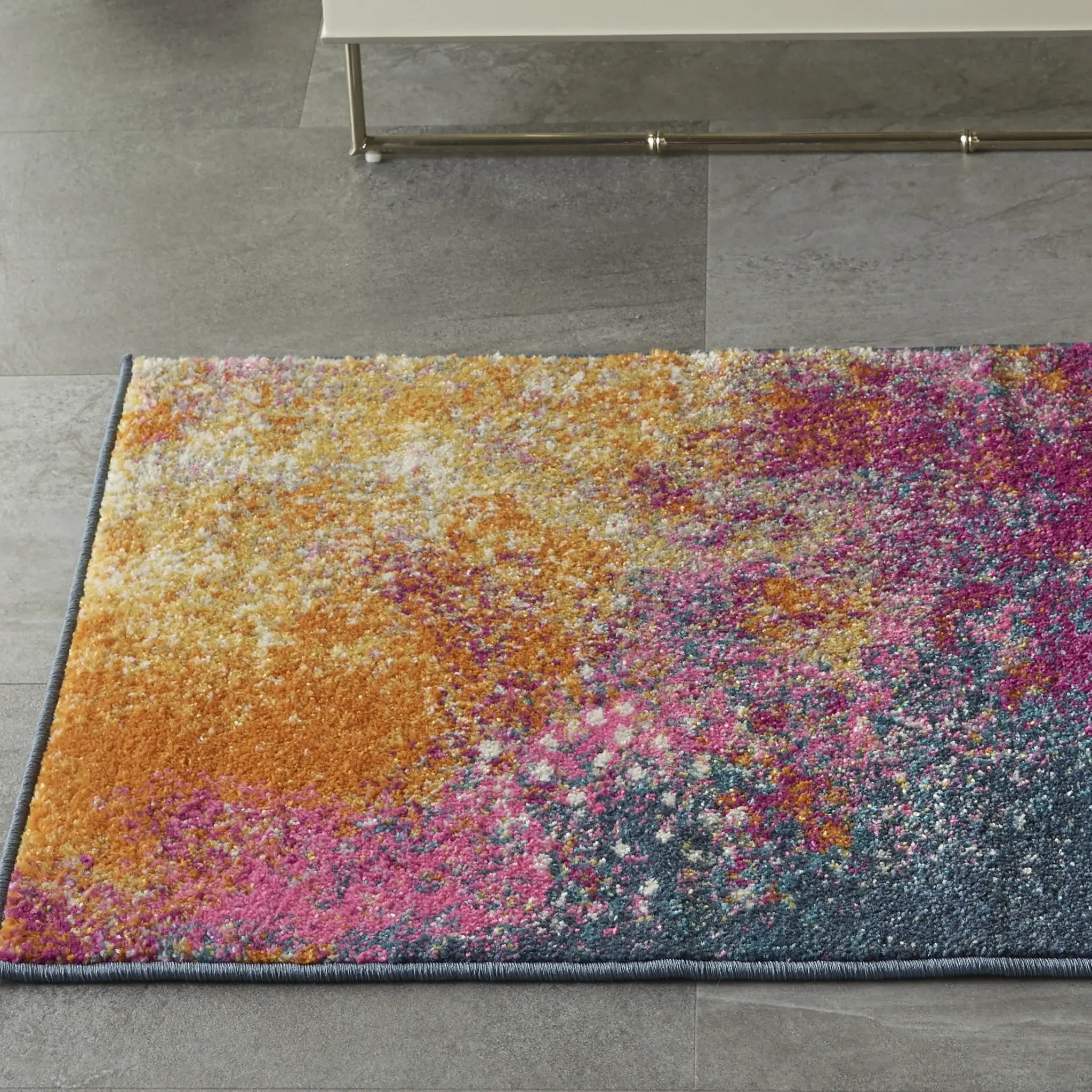 2' X 3' Sunset Abstract Power Loom Area Rug - Image 9