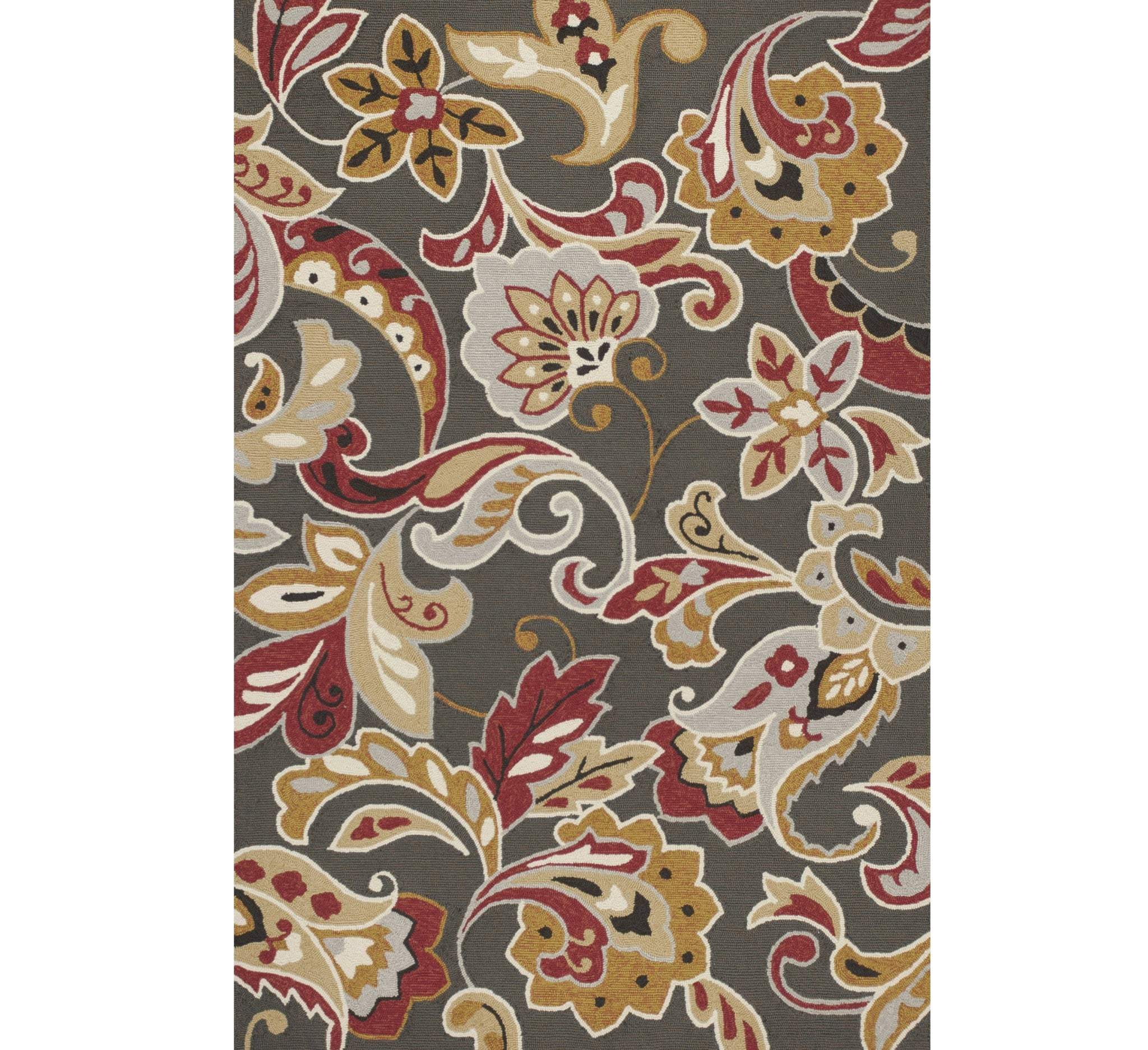 2' X 3' Taupe Hand Tufted Area Rug - Image 2