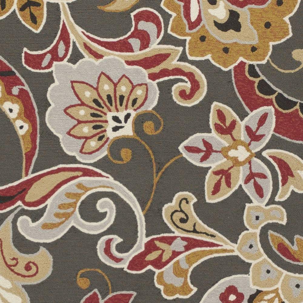2' X 3' Taupe Hand Tufted Area Rug - Image 4