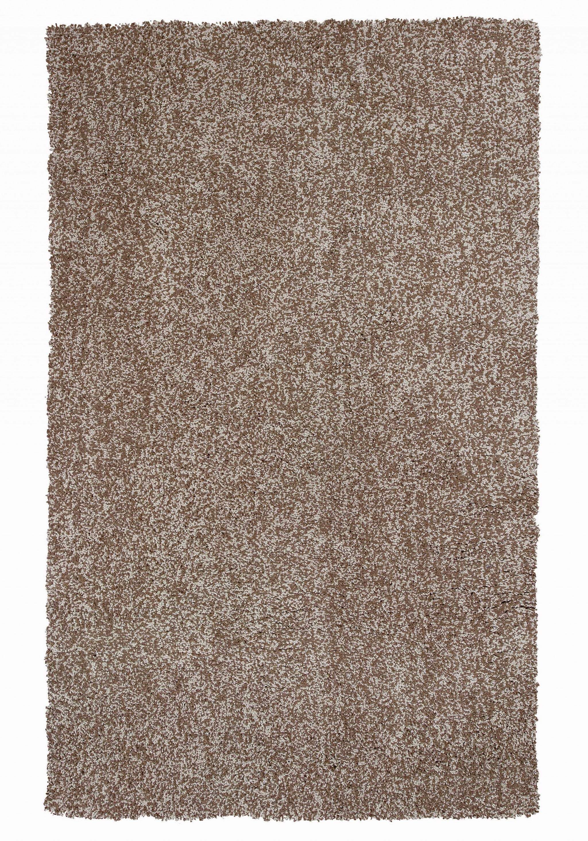 2' X 4' Beige Heather Indoor Shag Rug