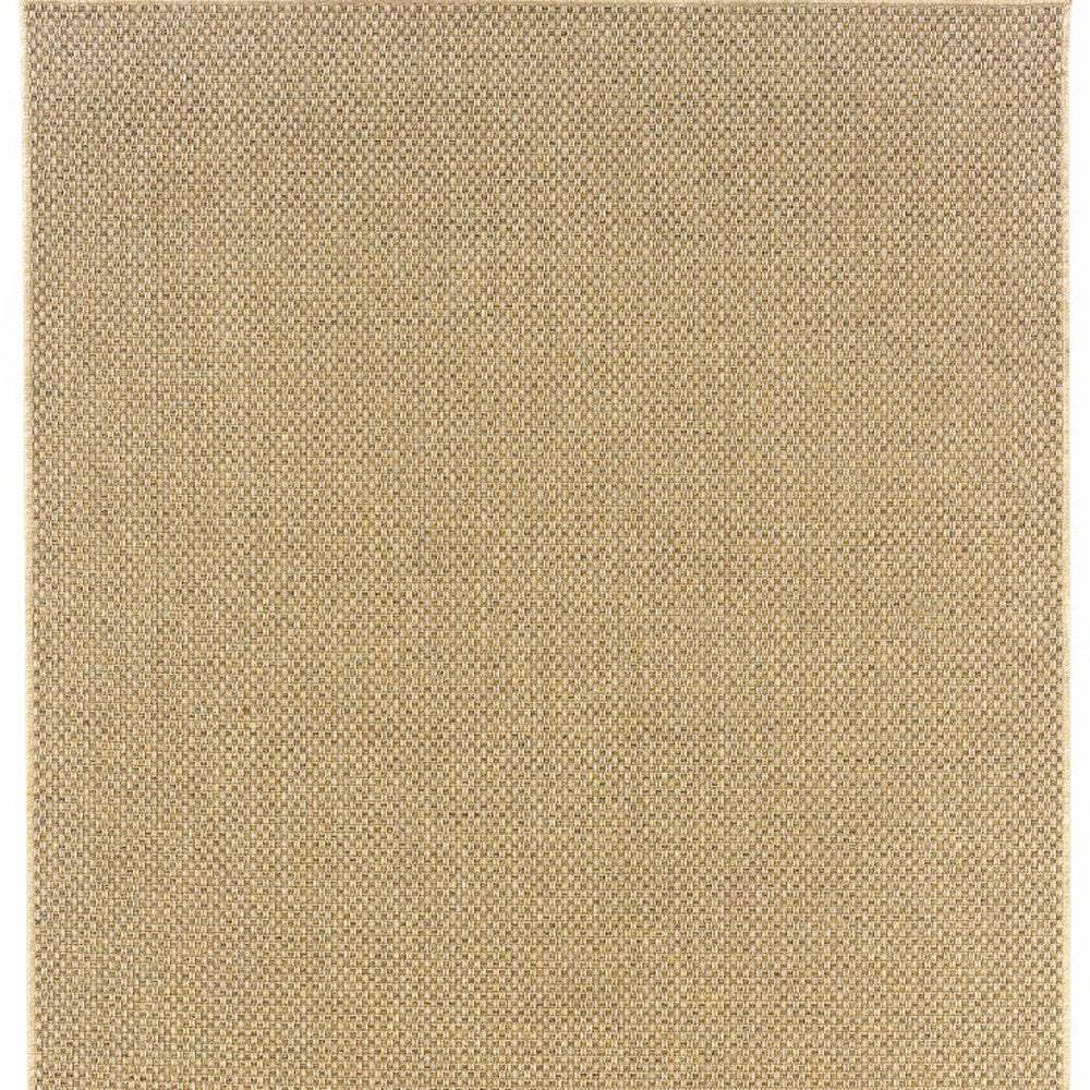 2' X 4' Beige Indoor Outdoor Area Rug - Image 9