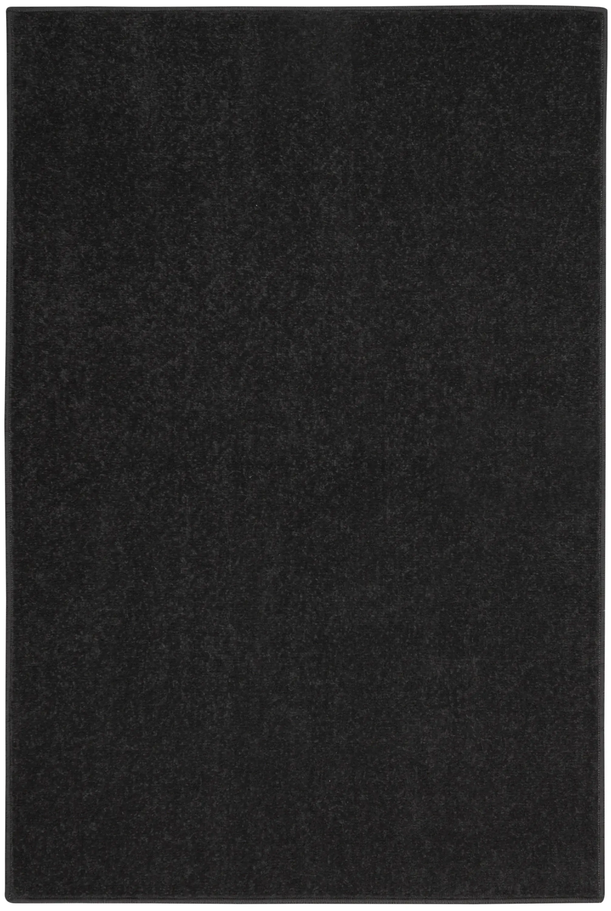 2' X 4' Black Non Skid Indoor Outdoor Runner Rug
