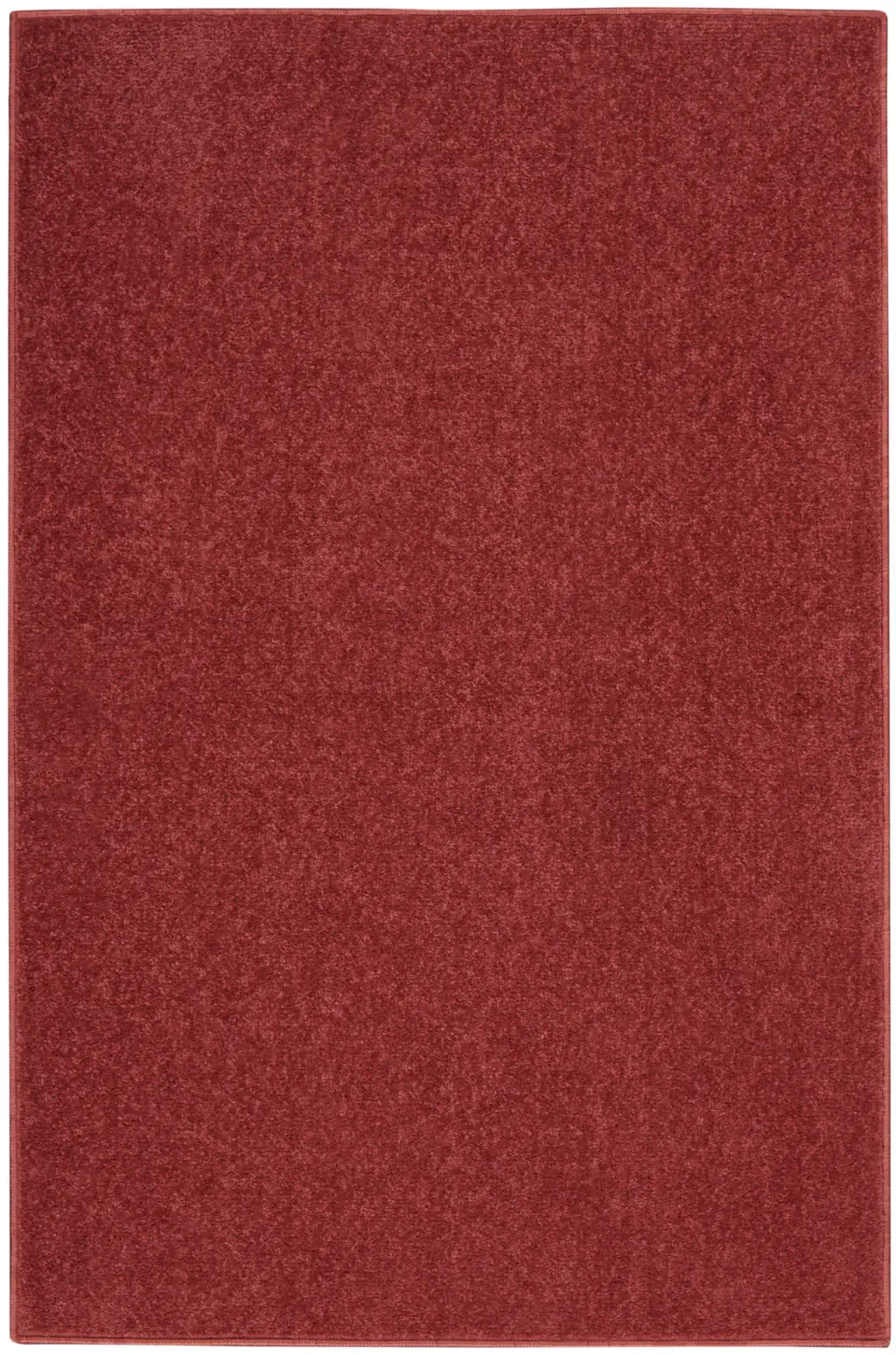 2' X 4' Brick Red Non Skid Indoor Outdoor Runner Rug