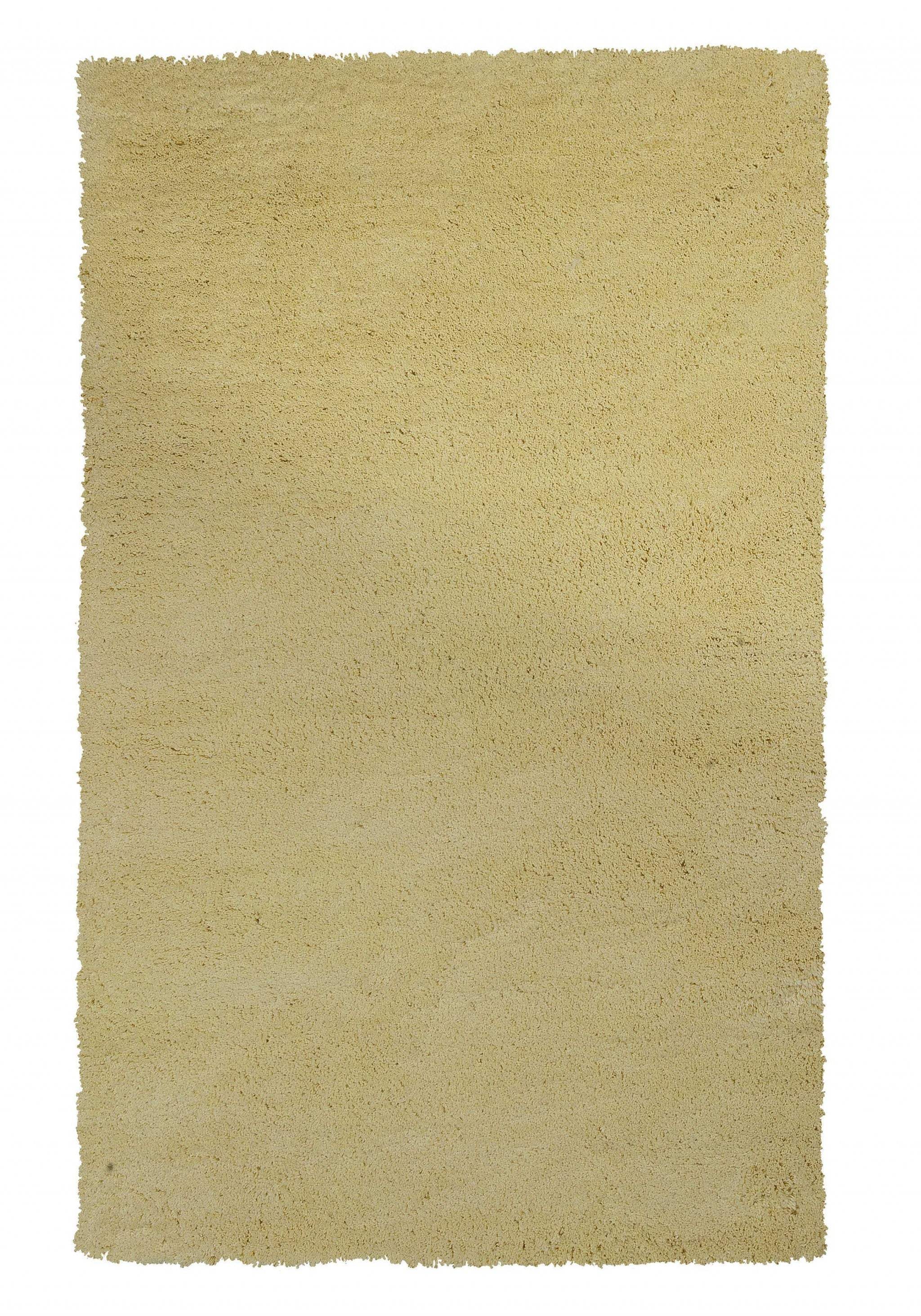 2' X 4' Canary Yellow Indoor Shag Rug - Image 2