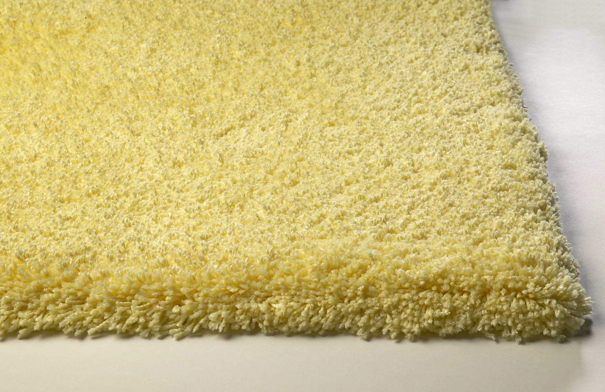 2' X 4' Canary Yellow Indoor Shag Rug - Image 4