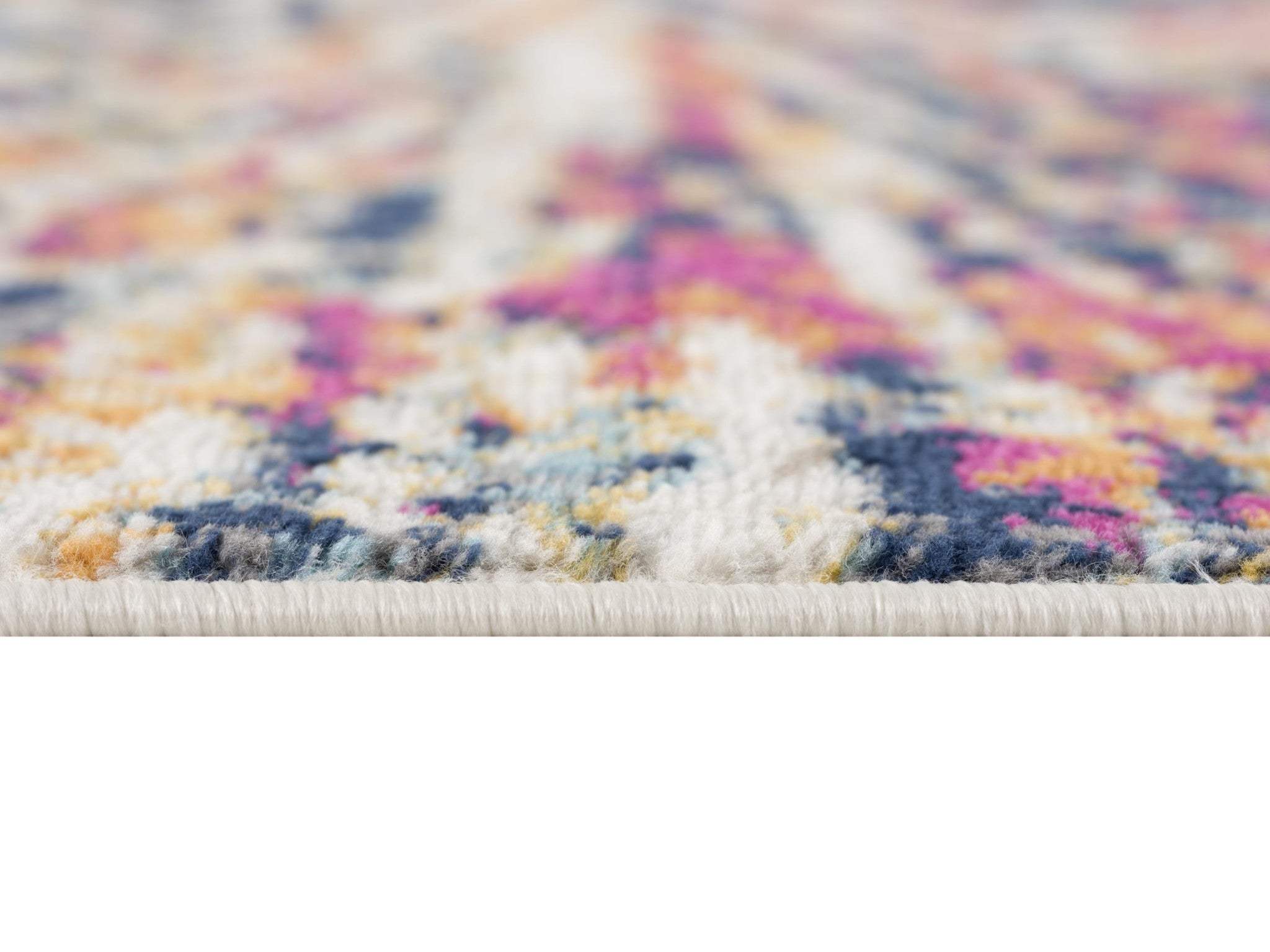 2' X 4' Cream Abstract Area Rug - Image 9