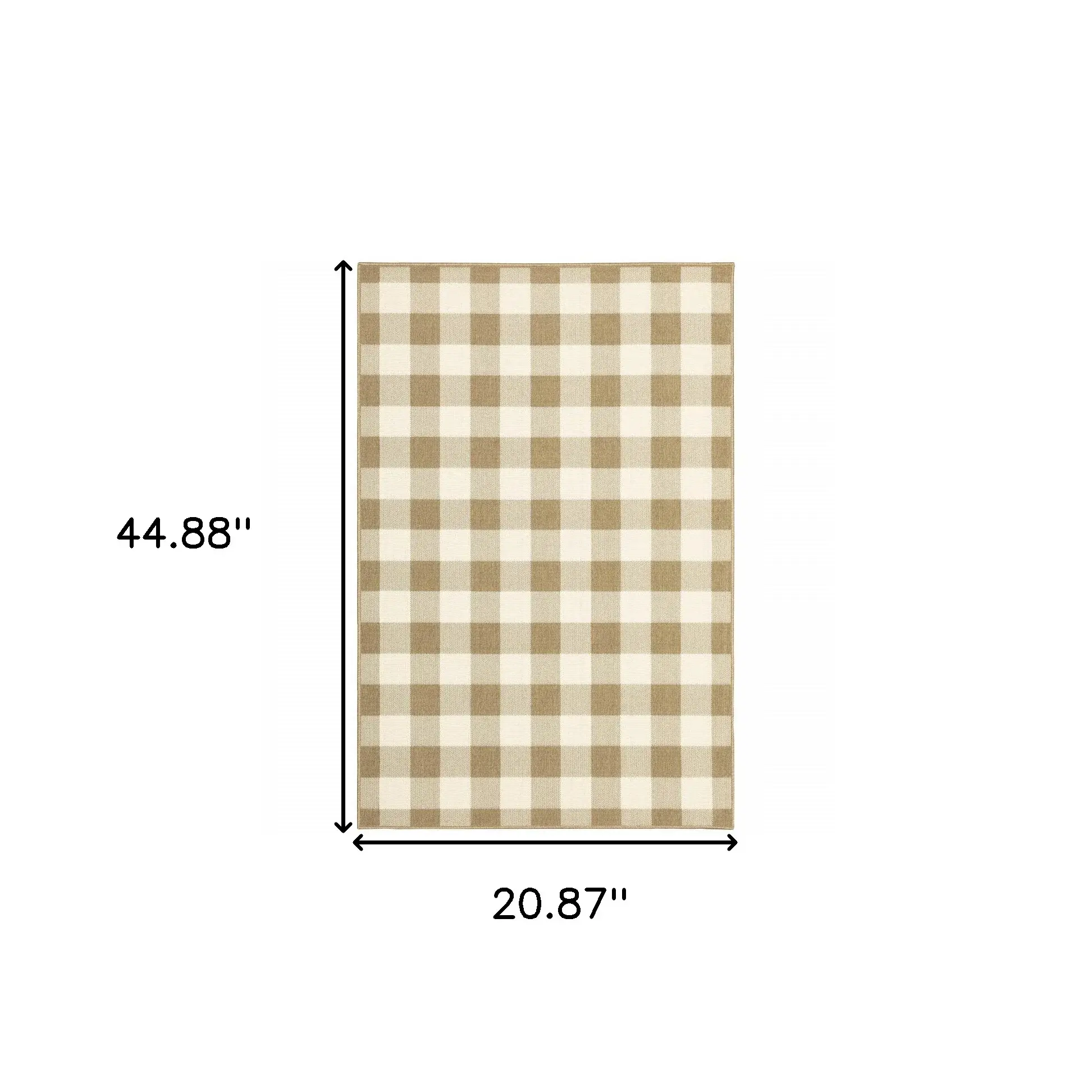 2' X 4' Gray and Ivory Geometric Stain Resistant Indoor Outdoor Area Rug - Image 6