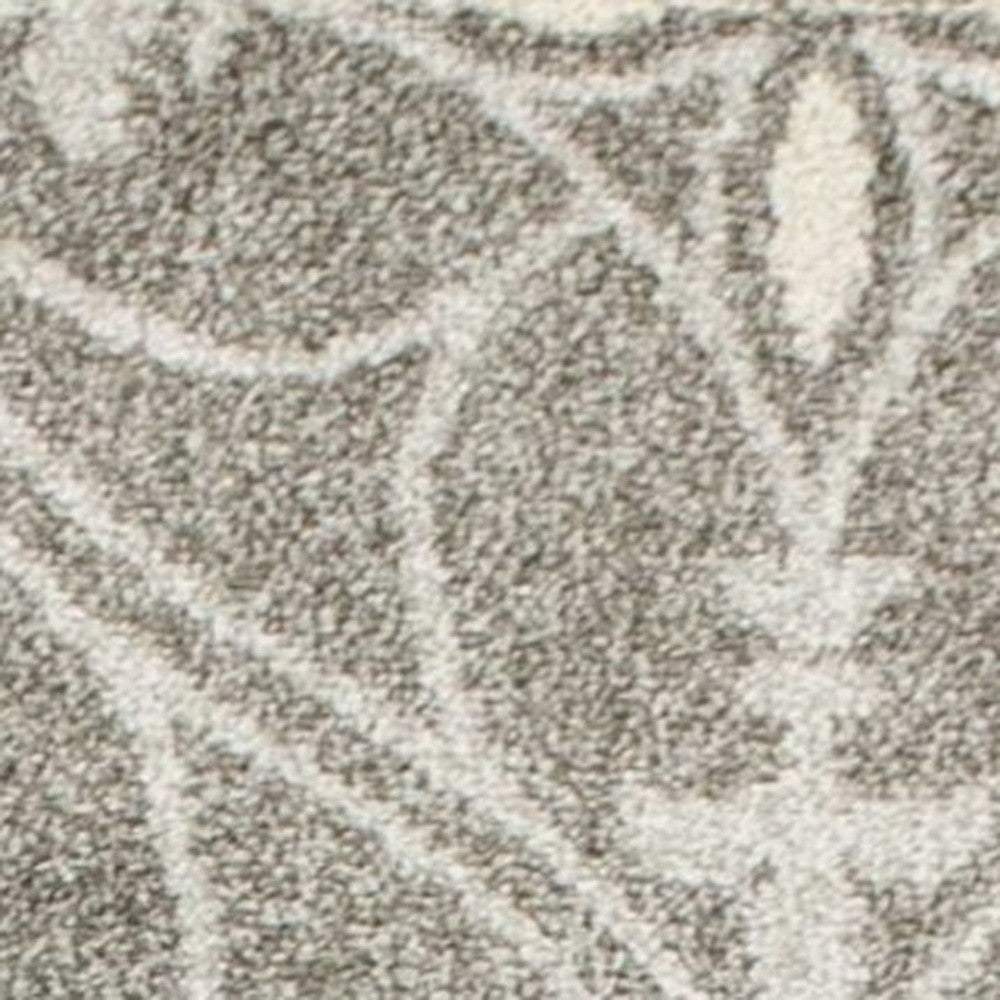 2' X 4' Gray Moroccan Indoor Outdoor Area Rug - Image 6