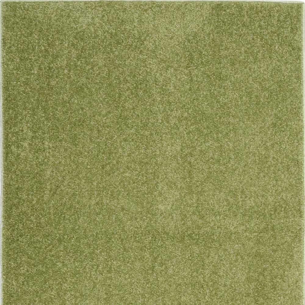 2' X 4' Green Non Skid Indoor Outdoor Runner Rug - Image 3