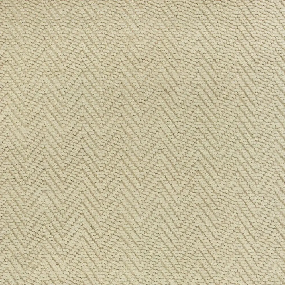2' X 4' Ivory Chevron Hand Woven Area Rug - Image 4