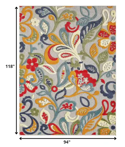2' X 4' Orange And Ivory Moroccan Stain Resistant Indoor Outdoor Area Rug - Image 7