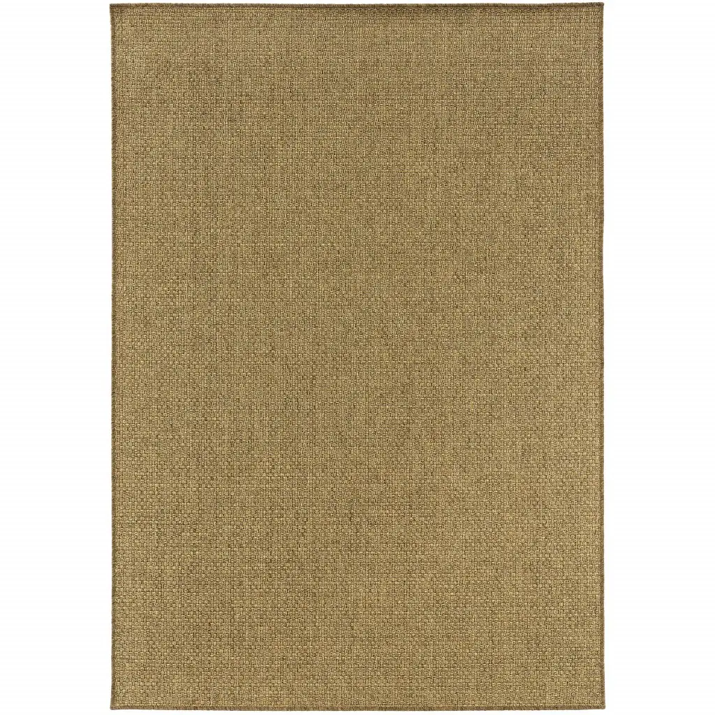 2' X 4' Tan Indoor Outdoor Area Rug