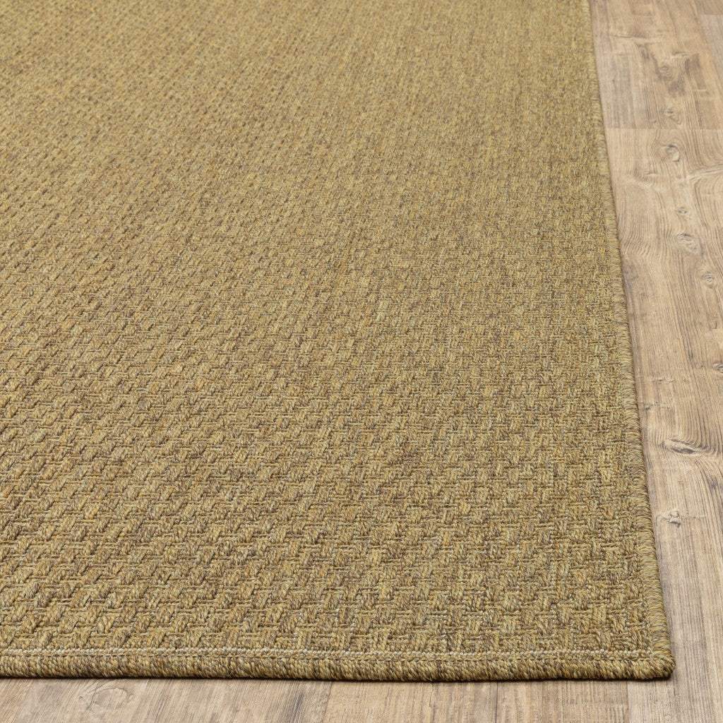2' X 4' Tan Indoor Outdoor Area Rug - Image 7