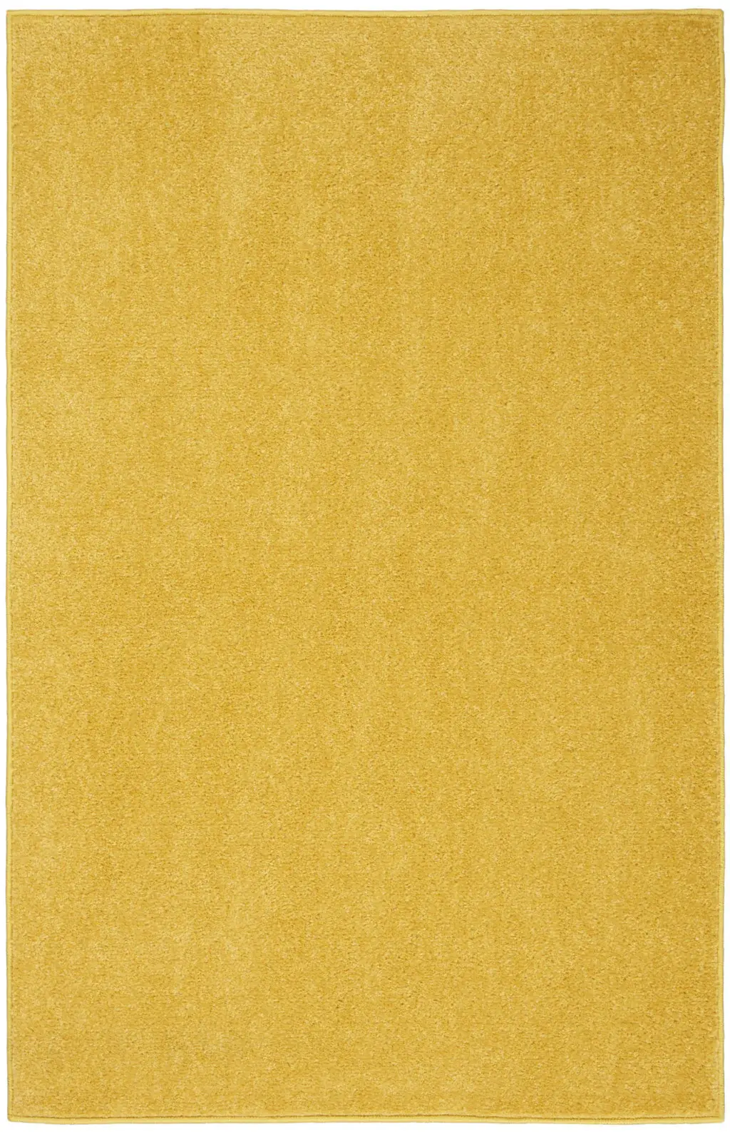 2' X 4' Yellow Non Skid Indoor Outdoor Runner Rug - Image 3
