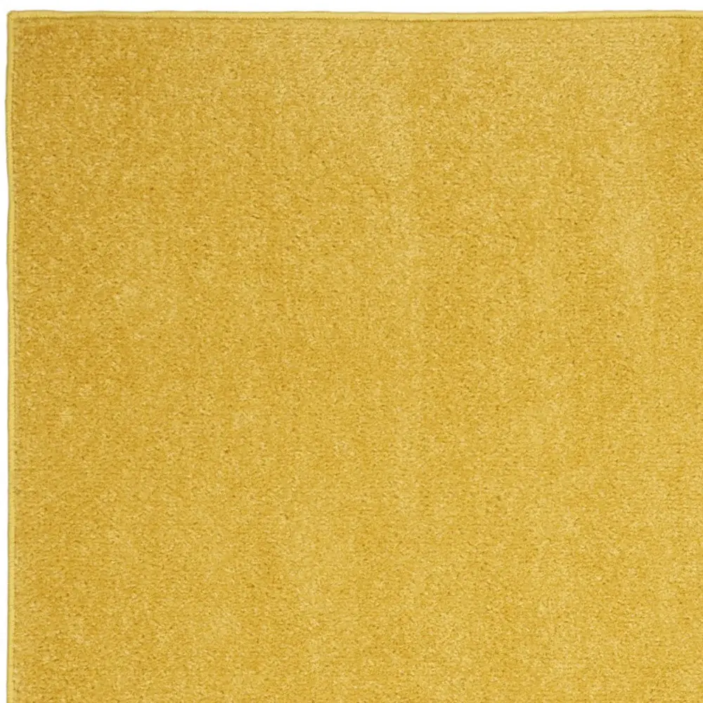 2' X 4' Yellow Non Skid Indoor Outdoor Runner Rug - Image 6