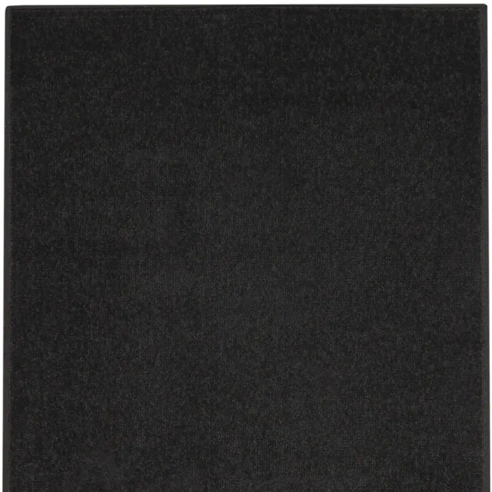 2' X 6' Black Non Skid Indoor Outdoor Runner Rug - Image 2
