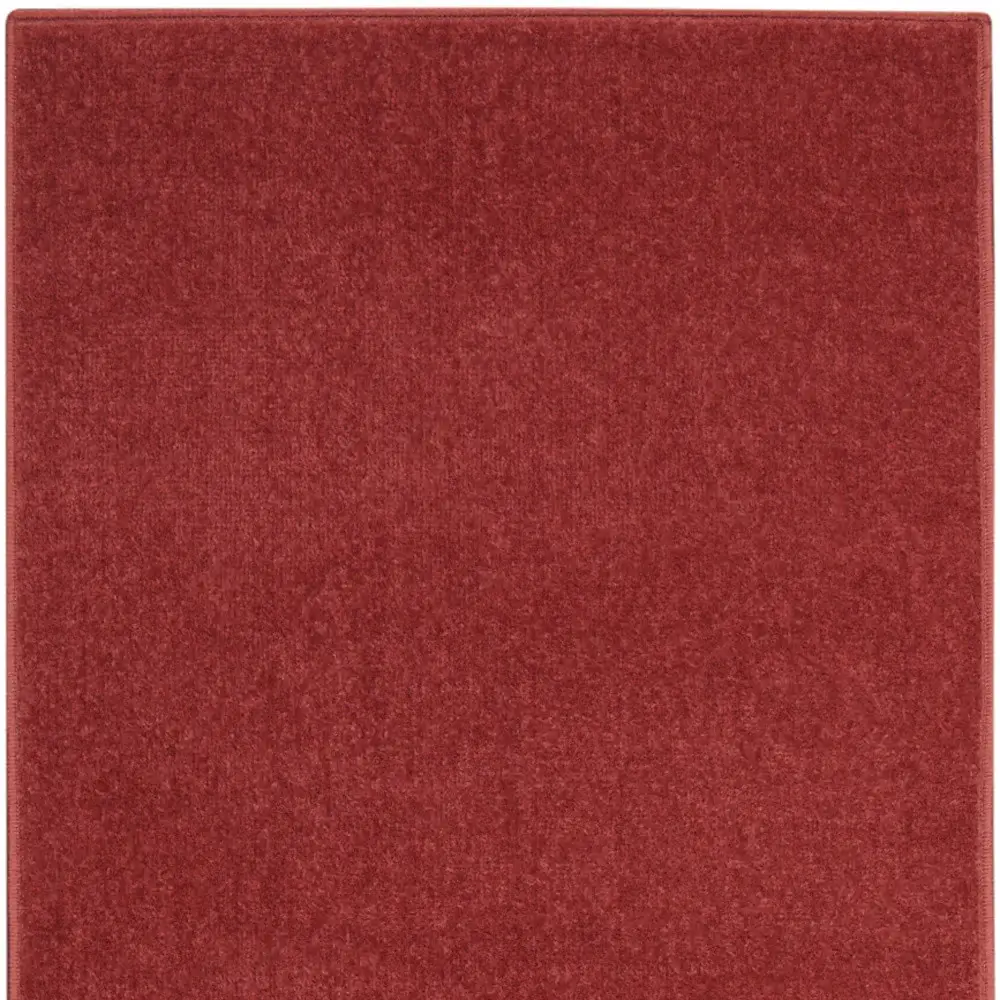 2' X 6' Brick Red Non Skid Indoor Outdoor Runner Rug - Image 7