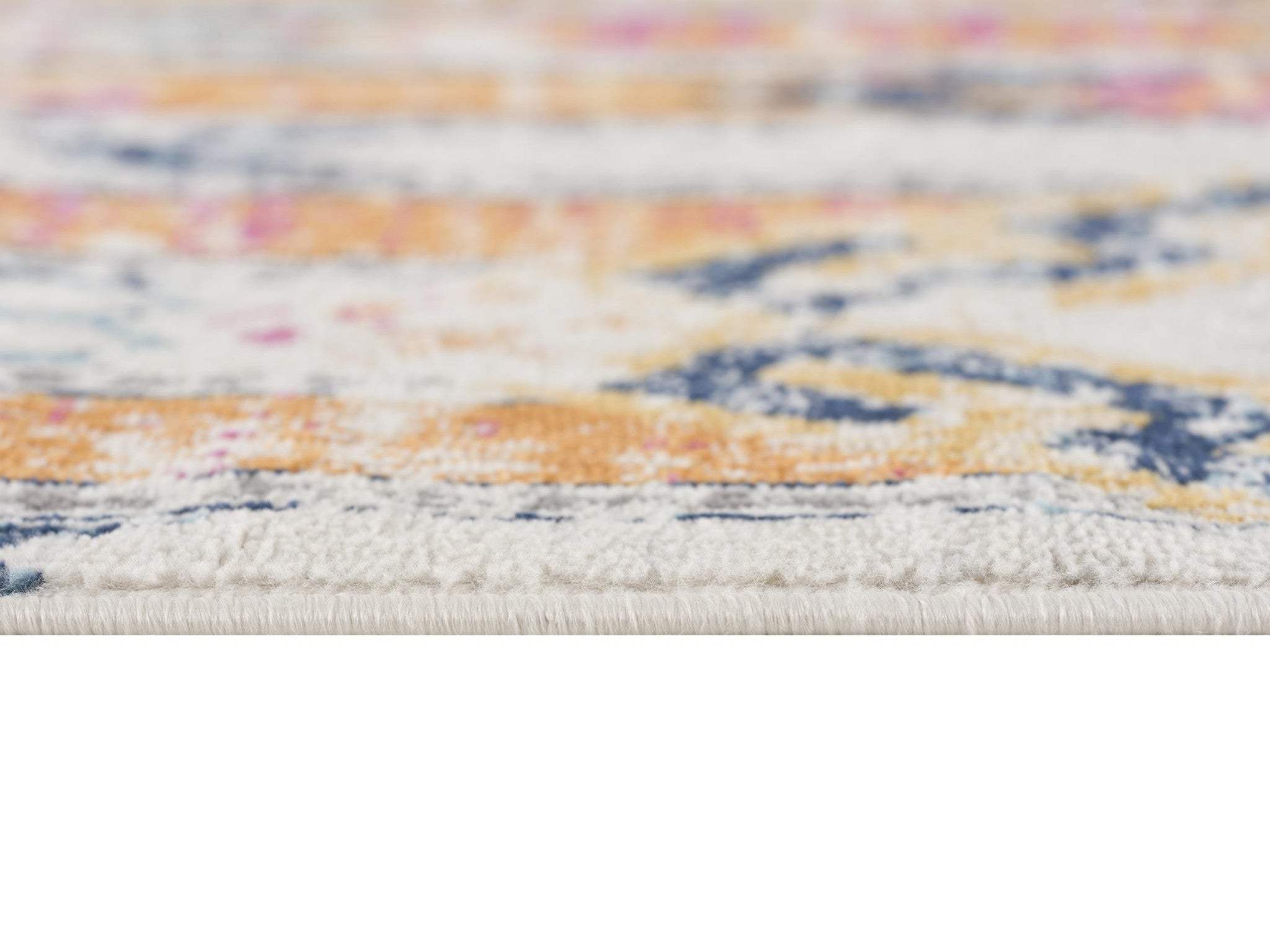2' X 6' Gold And Ivory Southwestern Area Rug - Image 5