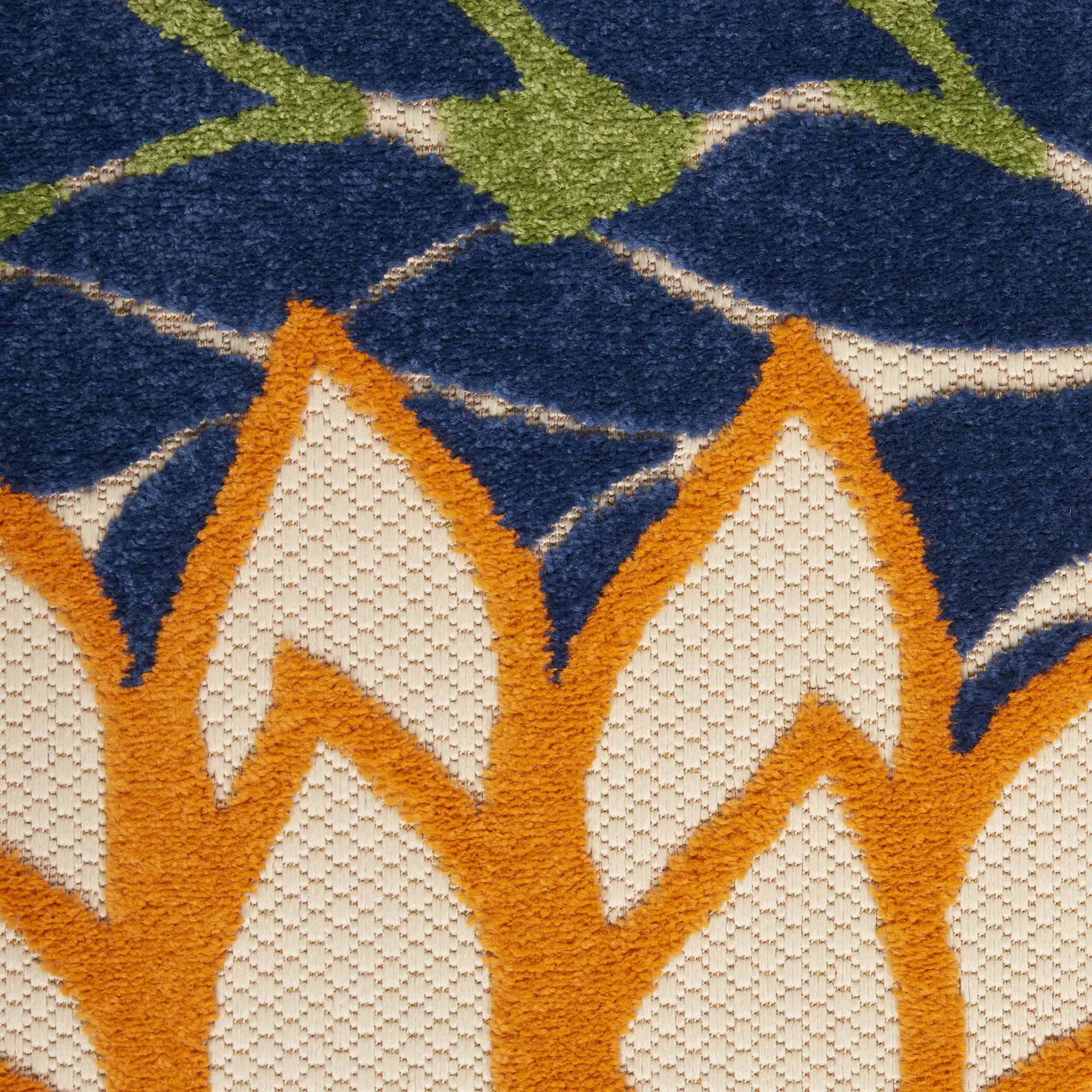 2' X 6' Multicolor Floral Indoor Outdoor Area Rug - Image 5
