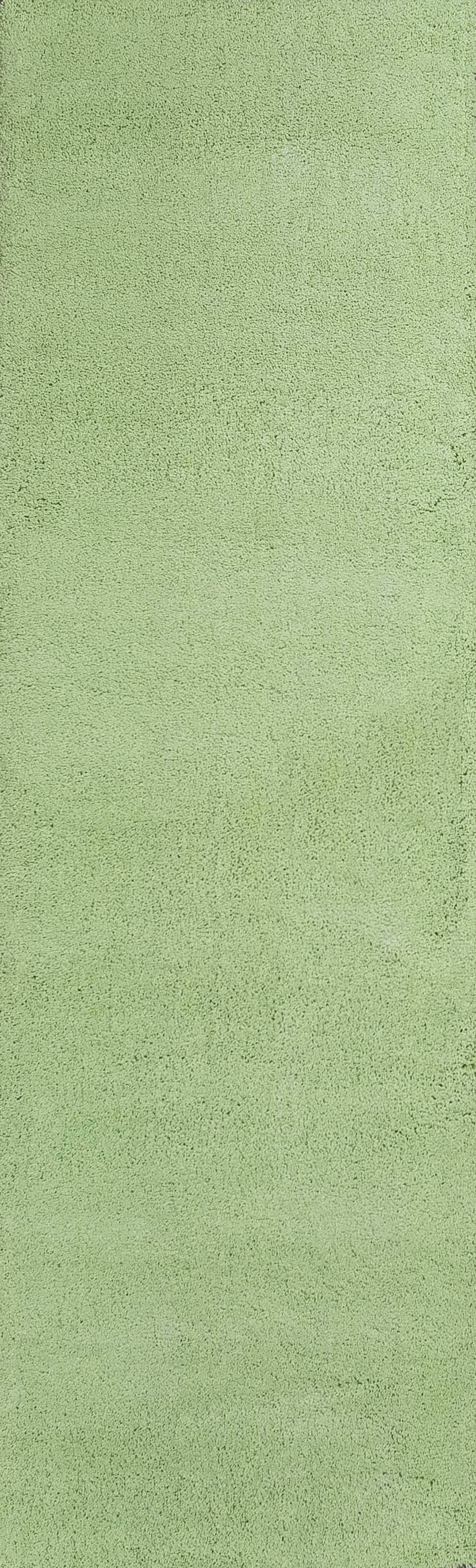 2' X 7' Spearmint Green Plain Runner Rug - Image 4