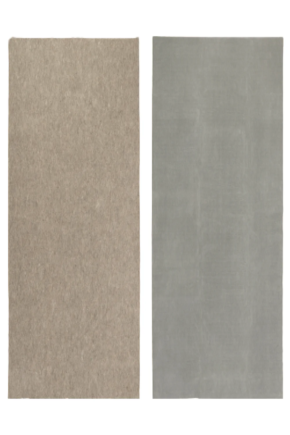 2" X 8" Grey Non Slip Runner Rug Pad