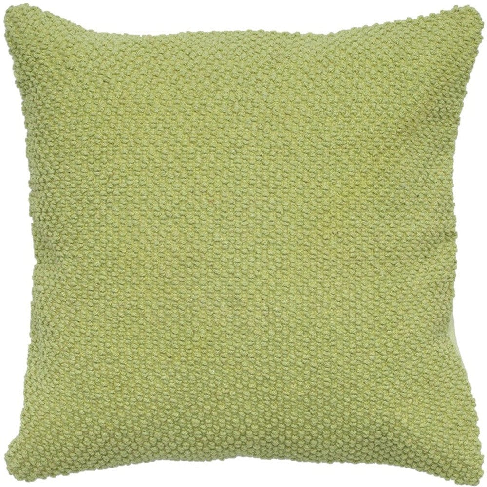 20" Green Cotton Throw Pillow - Image 4
