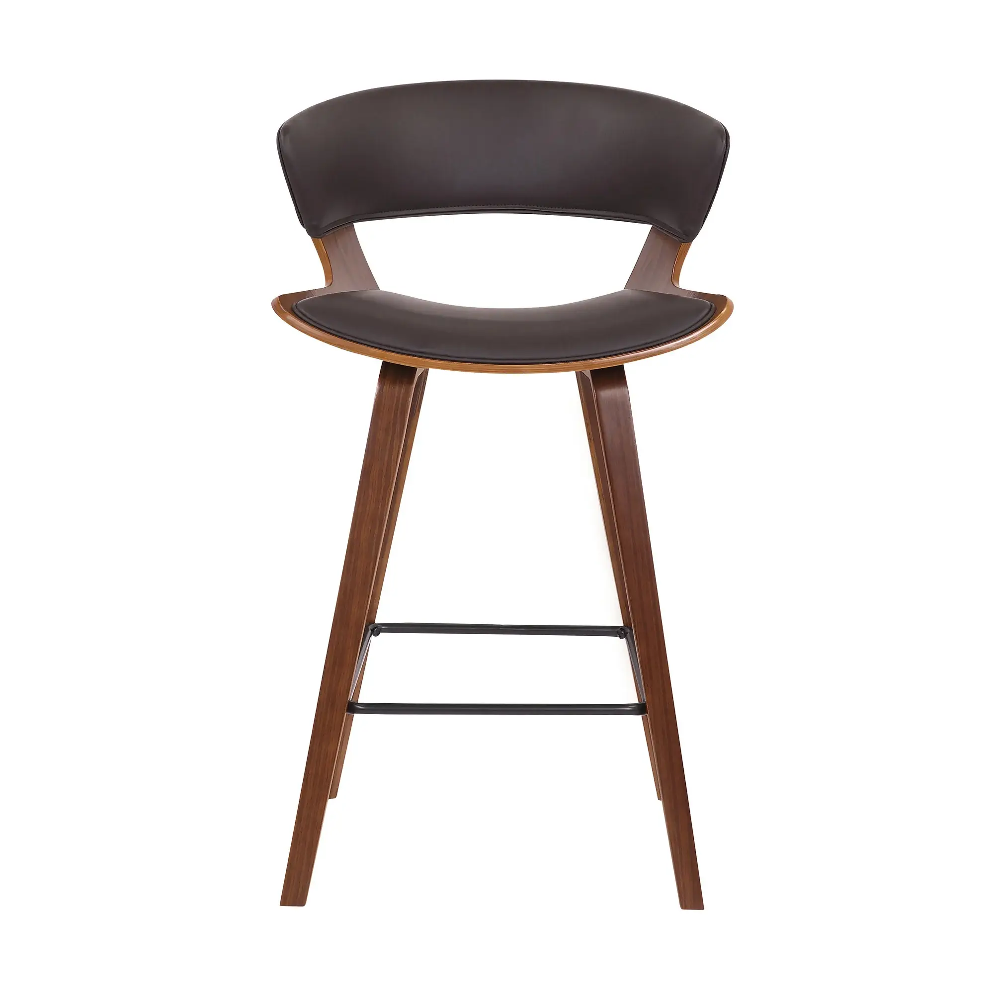 27" Iron Low Back Counter Height Bar Chair - Image 2