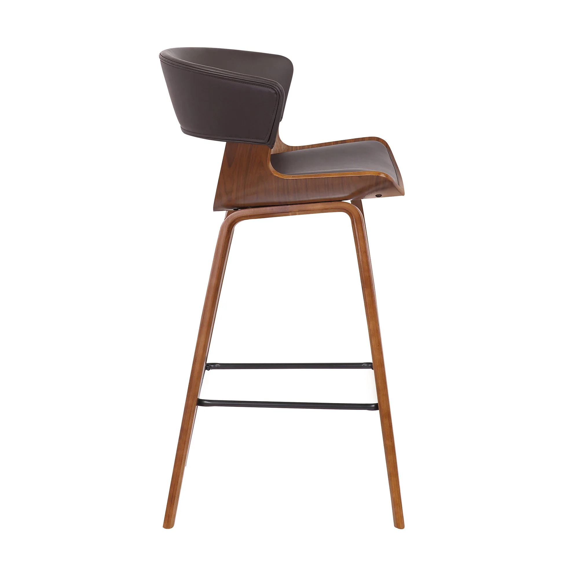 27" Iron Low Back Counter Height Bar Chair - Image 3