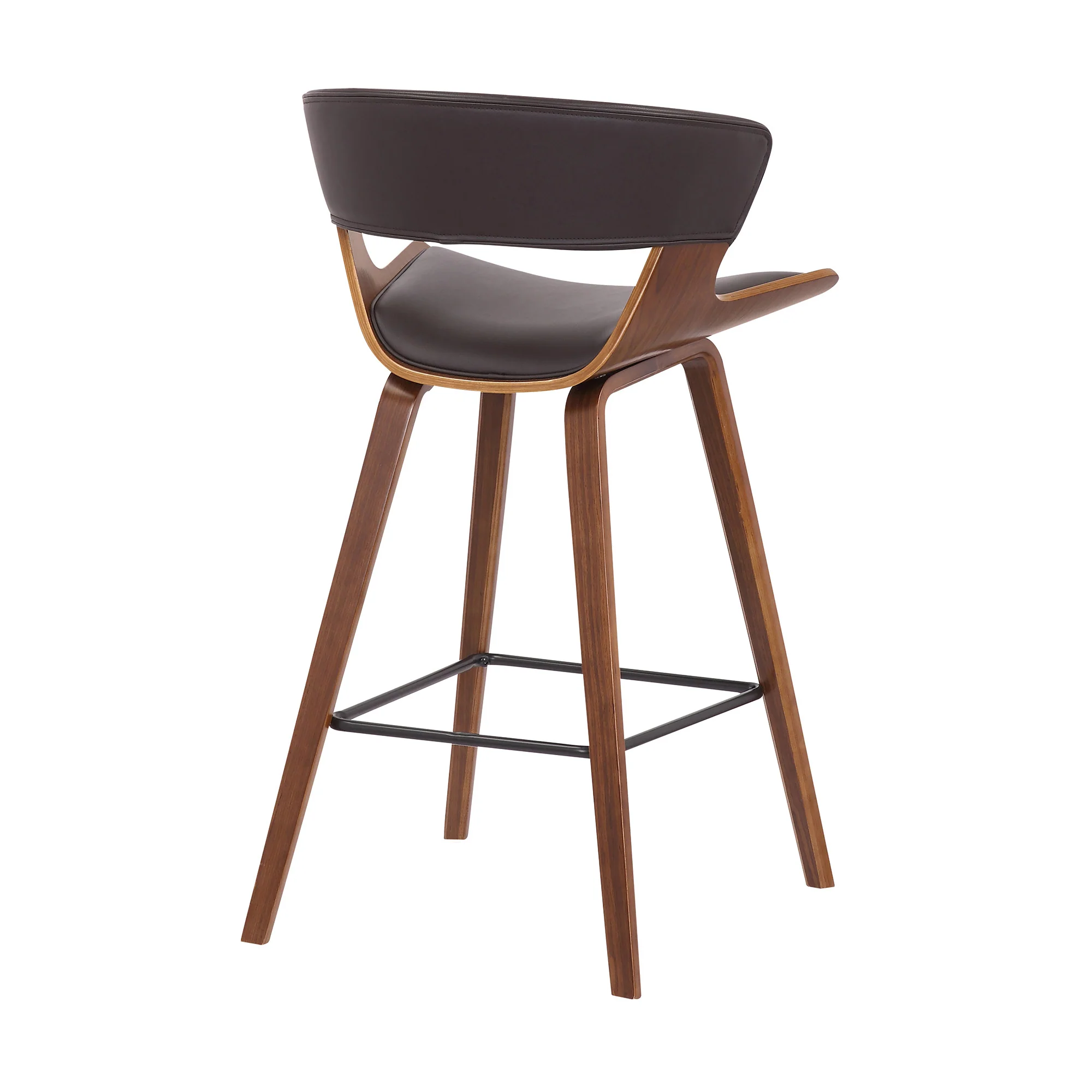 27" Iron Low Back Counter Height Bar Chair - Image 4
