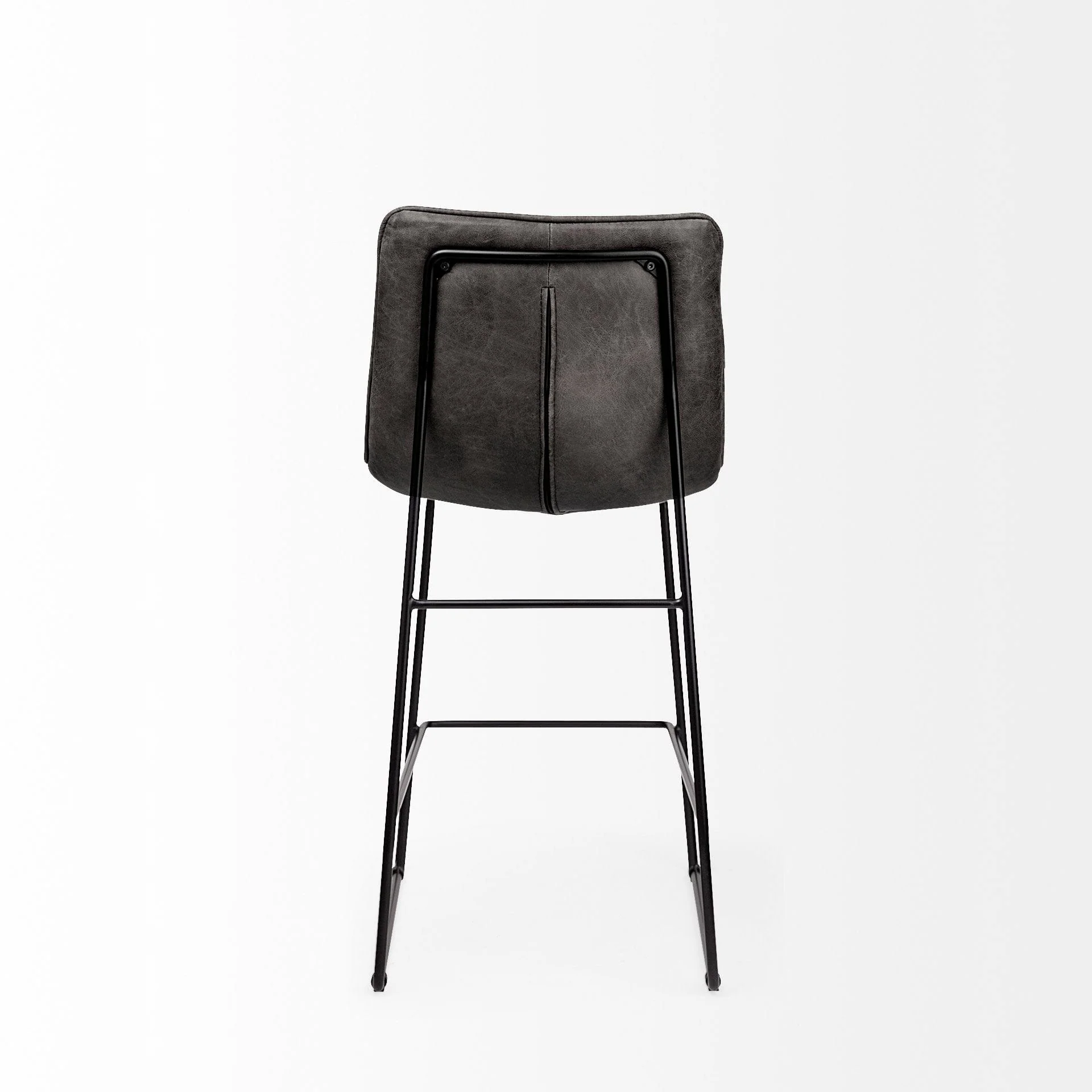 29" Black Iron Counter Height Bar Chair - Image 5