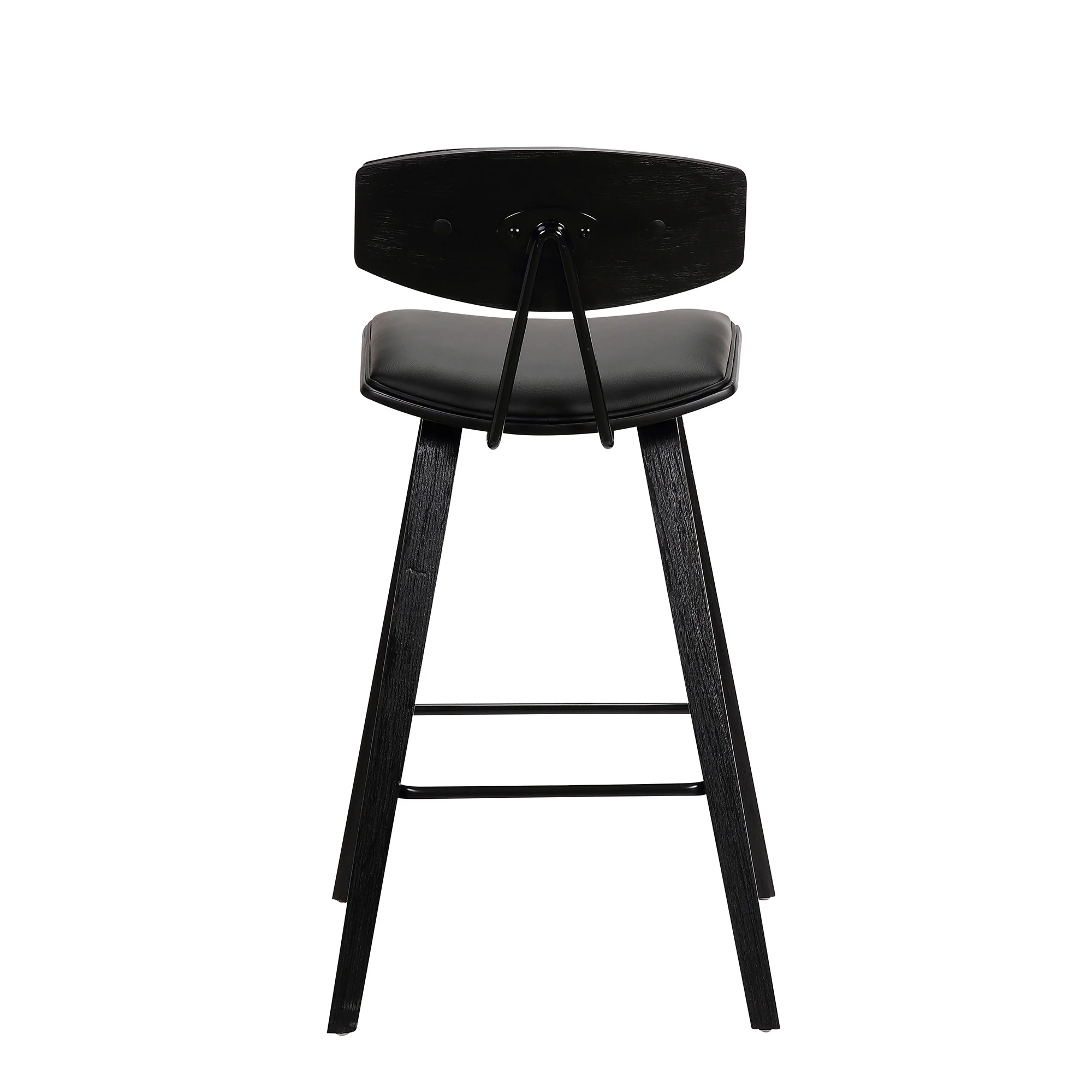 29" Iron Low Back Bar Height Bar Chair - Image 4