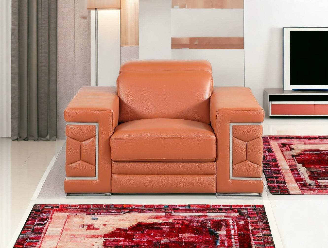 29" To 38" Camel Sturdy Chair - Image 6
