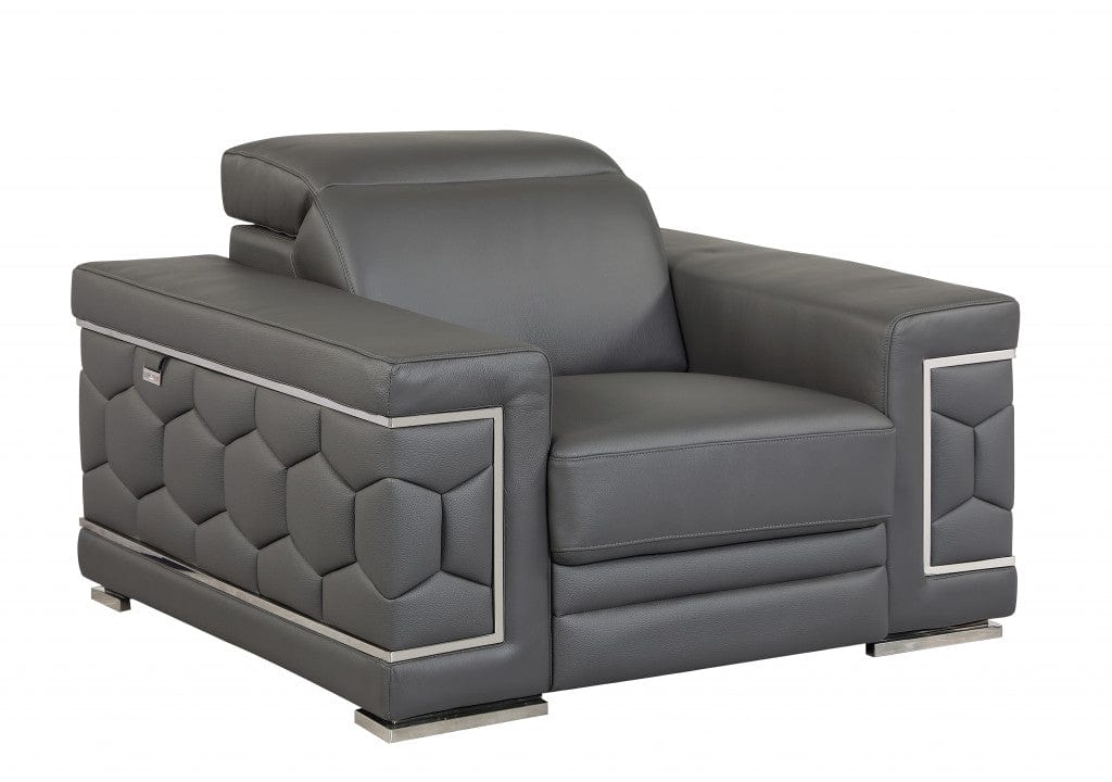 29" To 38" Sturdy Dark Gray Chair - Image 2