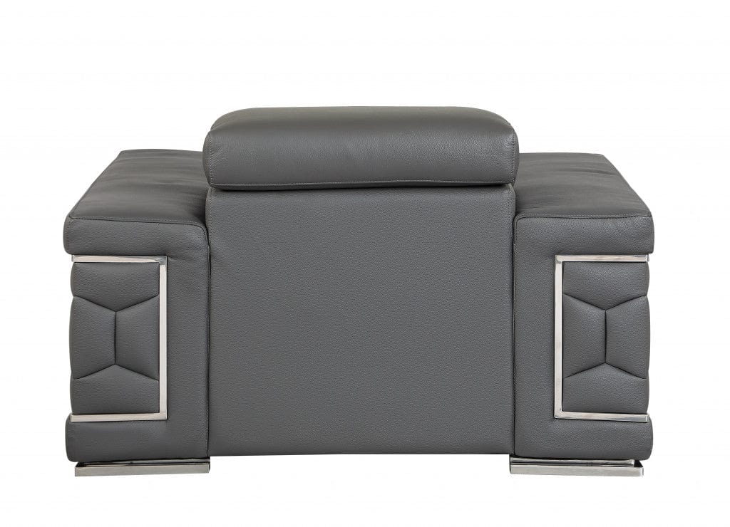 29" To 38" Sturdy Dark Gray Chair - Image 3