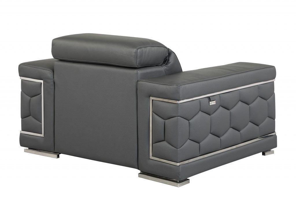 29" To 38" Sturdy Dark Gray Chair - Image 4