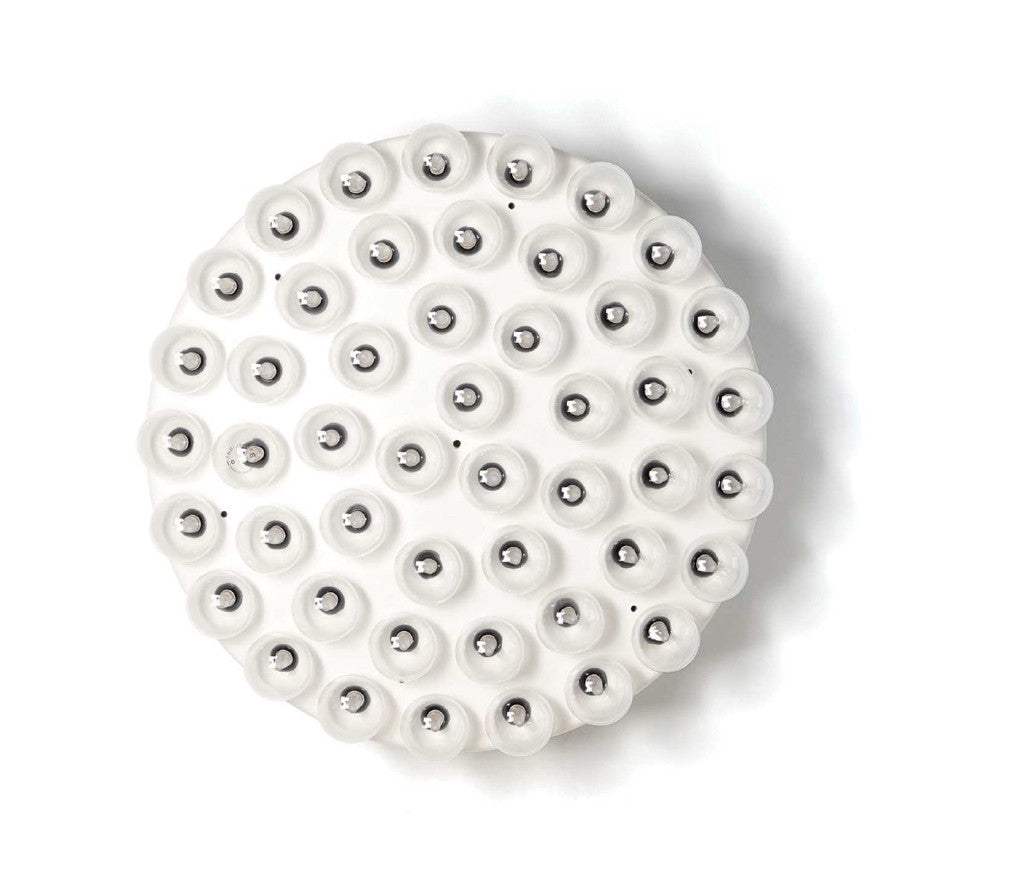 29 X 29 X 7 White Glass Metal Pendant Lamp - Image 6