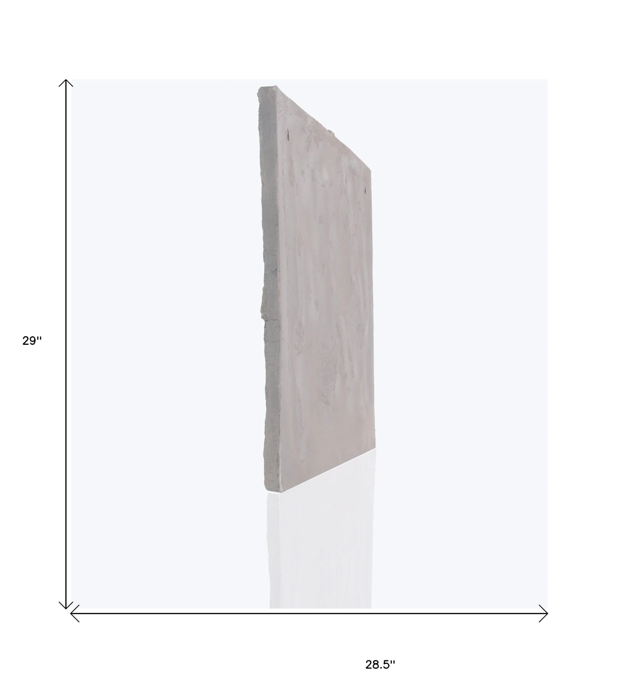 29" X 5" Gray Resin Wall Decor - Image 8