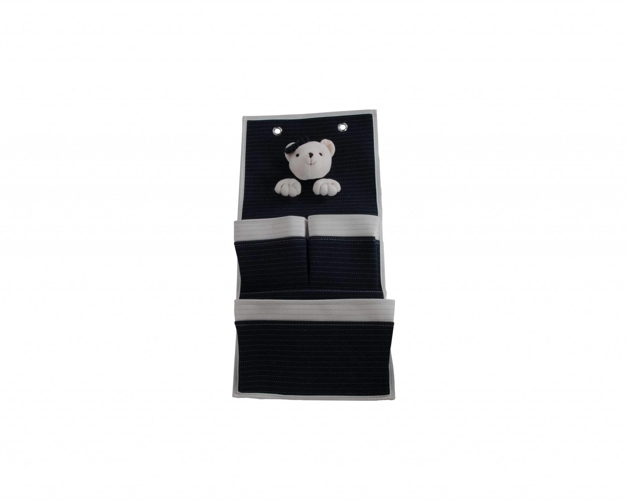 3 Pocket Storage Teddy Bear Wall Hanger - Image 3