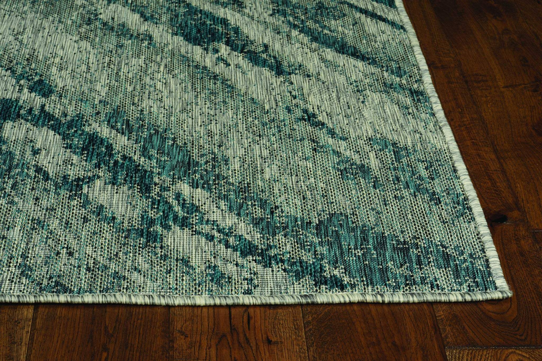 3' X 4' Gray Abstract Indoor Outdoor Area Rug - Image 5
